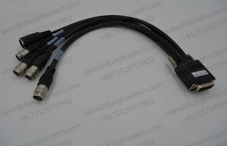 Custom Hirose Cables DB15 Male to Hirose Connector HR10A-10J-12S and DC Port