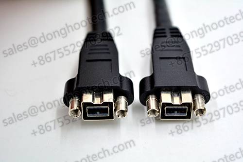 1394b extension cable with Screw Locking  for Machine Vision